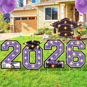 Yalikop yard sign stakes ensure sturdy, weatherproof outdoor setup.