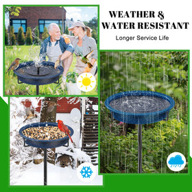 YALINKA garden decoration birdbath adds color and life to outdoor spaces.