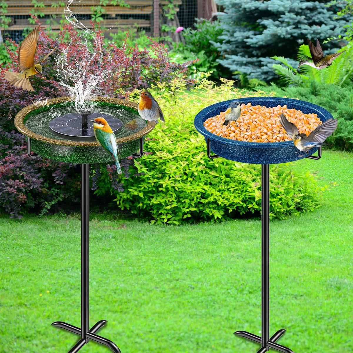 YALINKA sturdy base with four-prong stake supports upright placement.