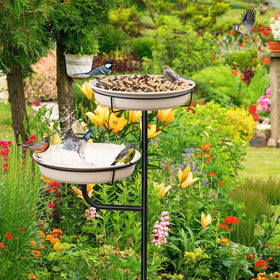 YALINKA weather-resistant base blends with garden decor