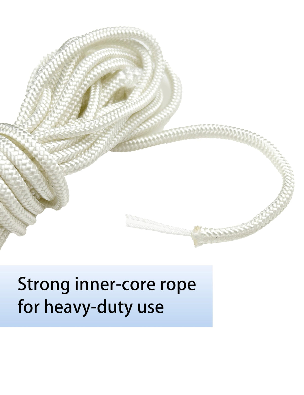 YAMAKATO double-layer rope construction enhances strength and abrasion resistance.