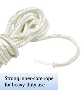 YAMAKATO double-layer rope construction enhances strength and abrasion resistance.
