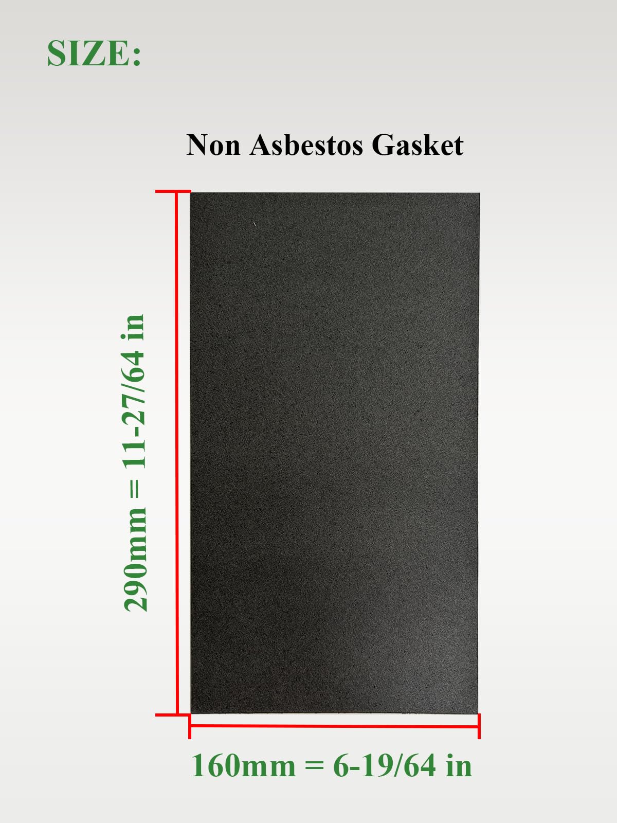 YAMAKATO gasket sheet 12x160x290mm enables tight, precise fits.