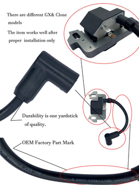YAMAKATO GC ignition coil packaging shows compatibility.