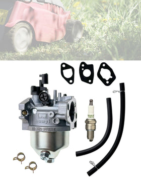 Double-layer fuel line visible on YAMAKATO carburetor for durability