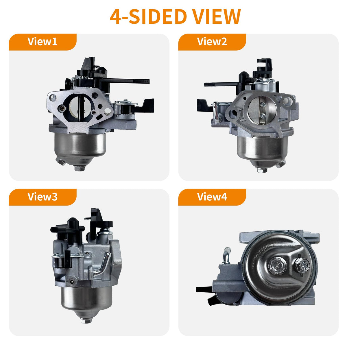 YAMAKATO Huayi P27 carburetor side view with 27mm intake