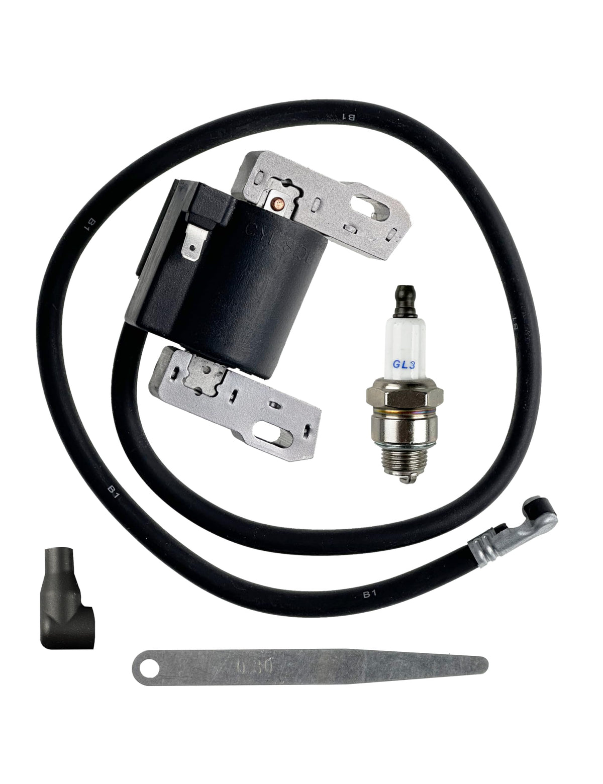 YAMAKATO ignition coil for horizontal or vertical engines ensures consistent spark delivery.