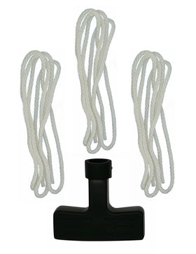 YAMAKATO Predator 212 pull cord rope close up, durable nylon line for recoil starters.