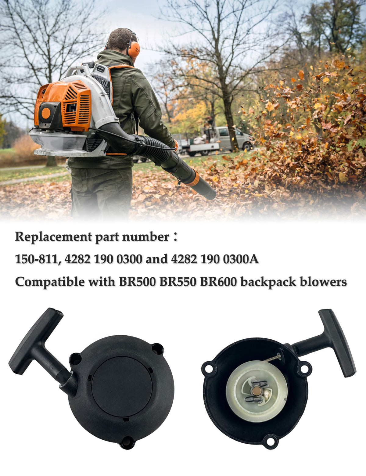 YAMAKATO 150-811 recoil starter; package includes one unit.