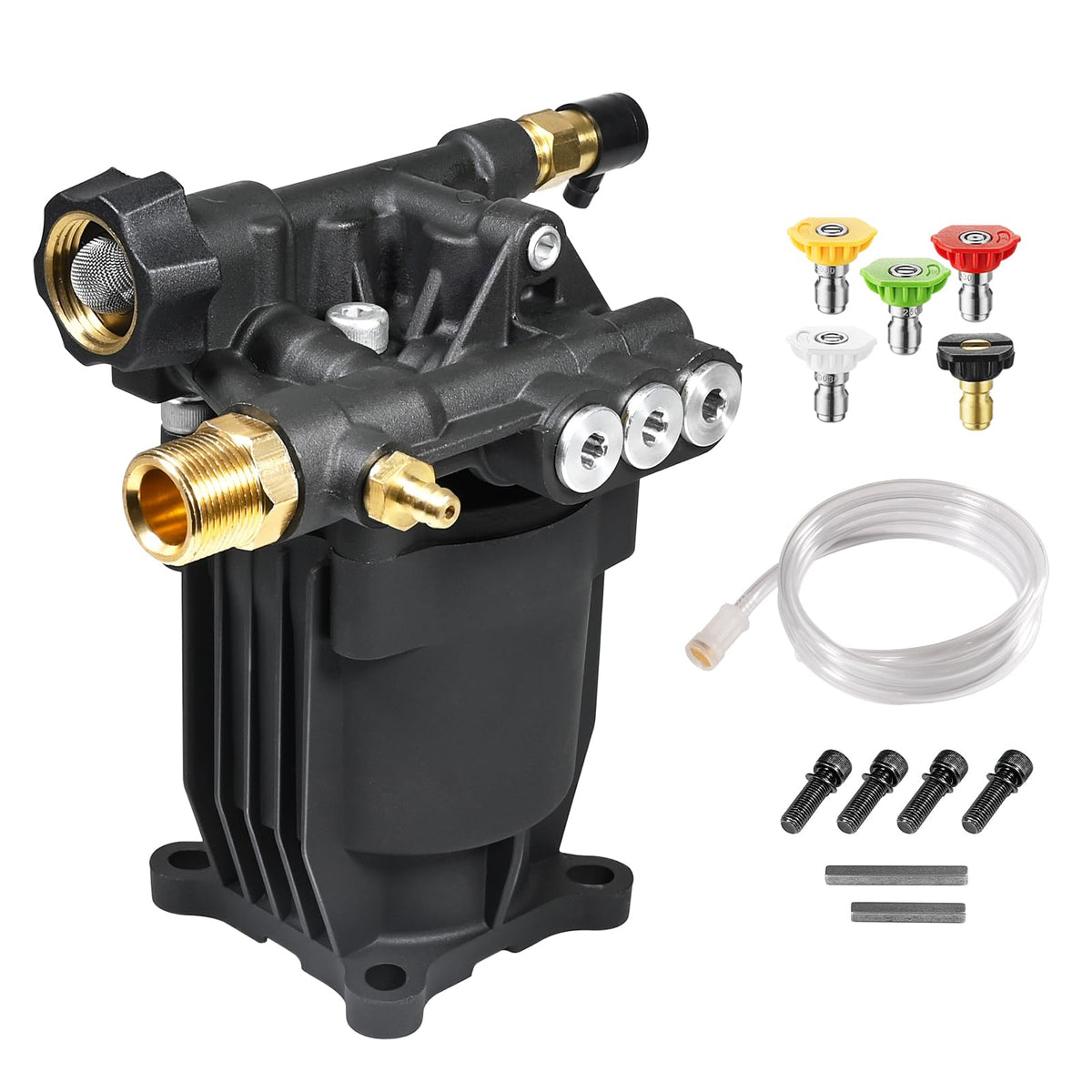YAMATIC 3/4-inch shaft horizontal pump shown as a quick replacement option.