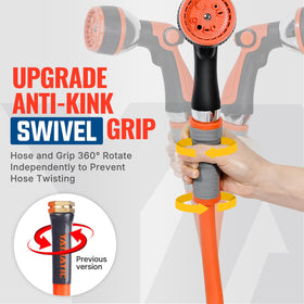 YAMATIC anti kink technology keeps hose flat and tangle-free