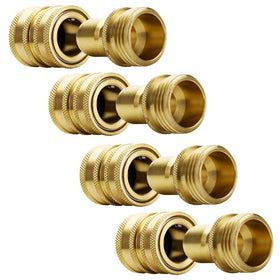 YAMATIC garden hose quick connect assembly shows easy setup