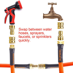 YAMATIC heavy-duty brass body offers long-lasting durability