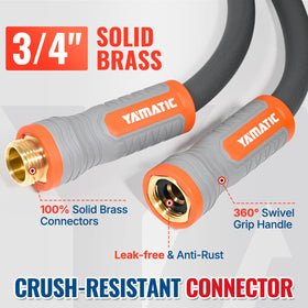 YAMATIC 600 PSI burst strength for demanding outdoor watering