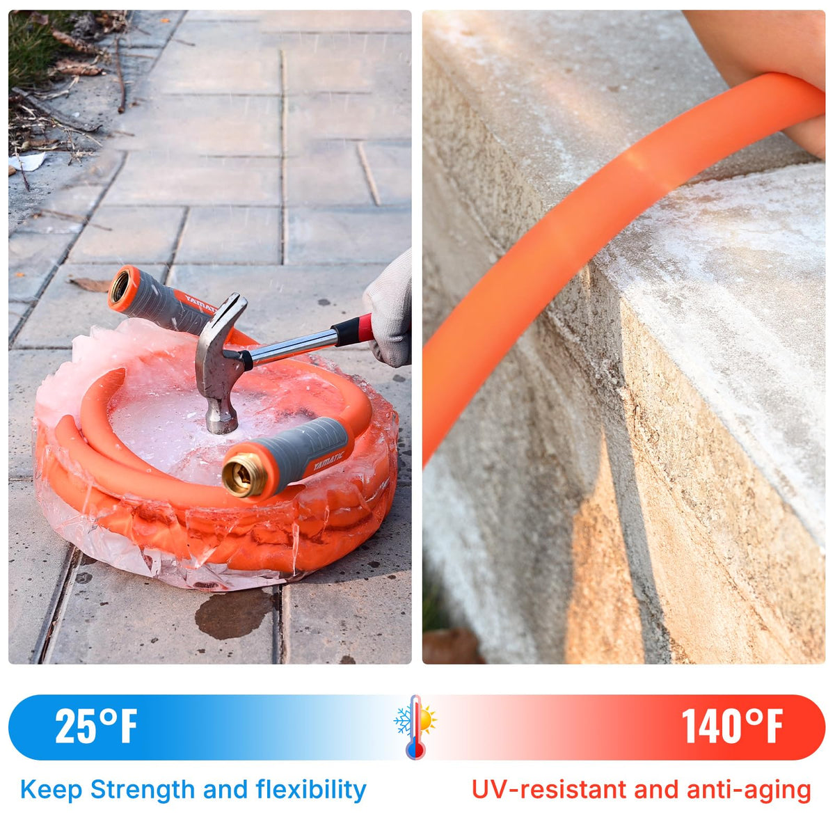 YAMATIC lightweight durable hose design for easy handling