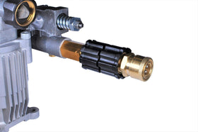 YAMATIC pressure washer setup using stabilizer to improve reliability during cleaning