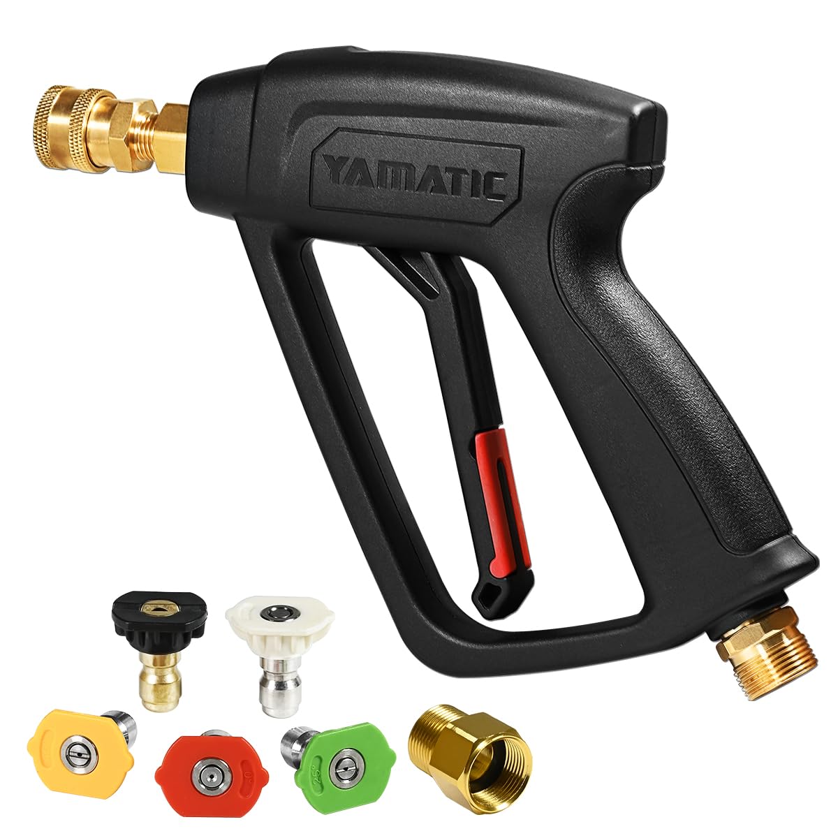 YAMATIC pressure washer short gun enabling precise cleaning up to 4000 PSI