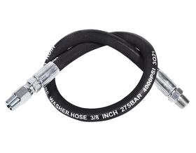 YAMATIC pressure washer whip hose with swivel connector for kink-free positioning