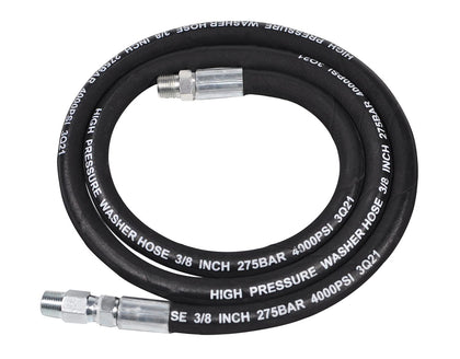 YAMATIC whip hose with swivel connector for easy alignment and reduced kinks