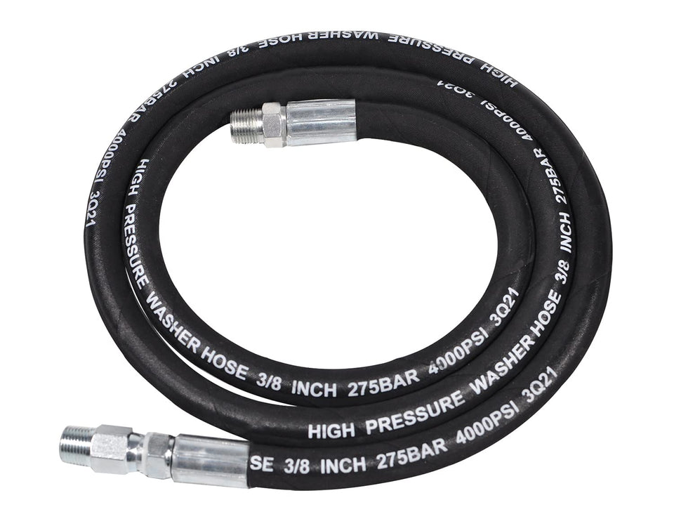 YAMATIC whip hose with swivel connector for easy alignment and reduced kinks