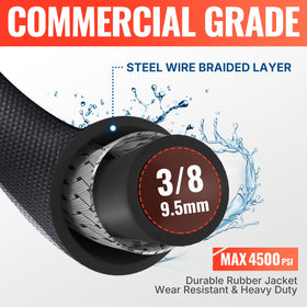 YAMATIC steel 3-8 npt fittings resist rust and ensure secure connections