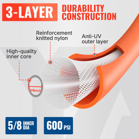 YAMATIC super flexible hose suited for all-weather use