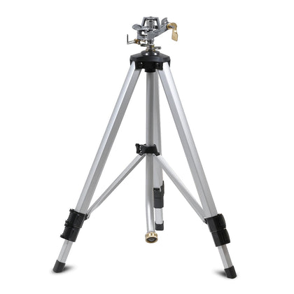 YAMATIC tripod impact sprinkler with metal head for durable lawn coverage