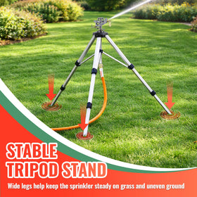 YAMATIC foldable tripod legs enable easy transport and storage