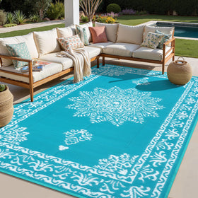 Yamaziot UV coated material protects color in sun exposure.