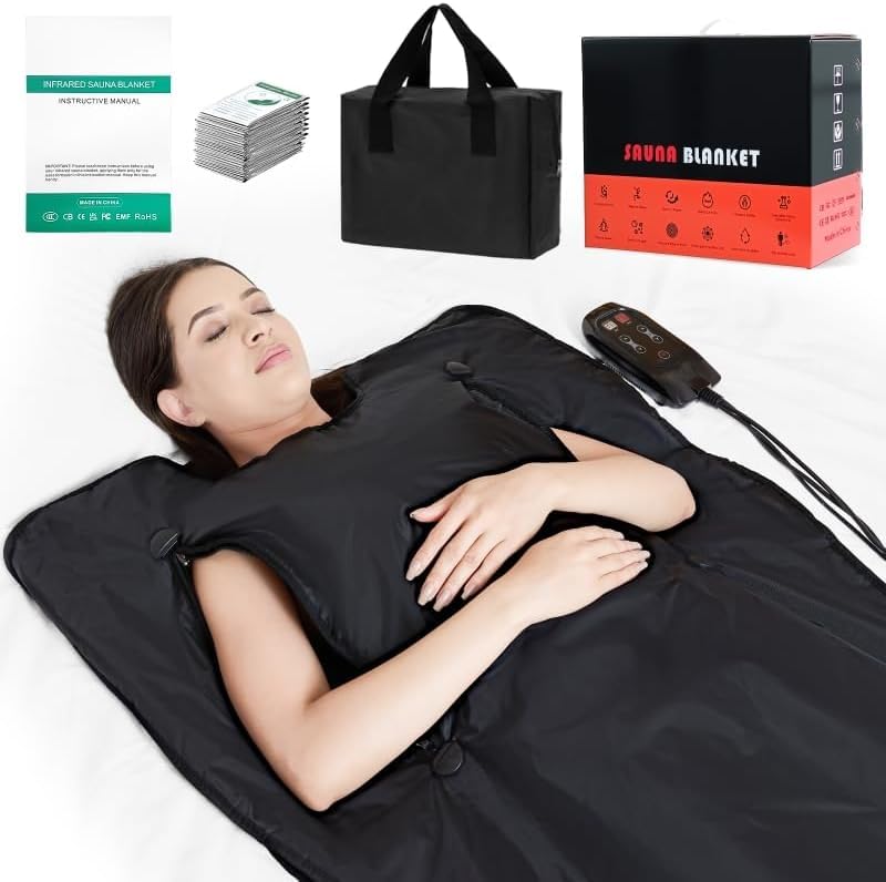 yamxun infrared sauna blanket providing full-body coverage for deep relaxation and detox support.