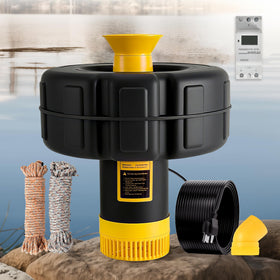 YANASO pond fountain aerator in action for healthier pond water