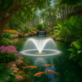 YANASO pond fountain visual display enhancing lake aesthetics
