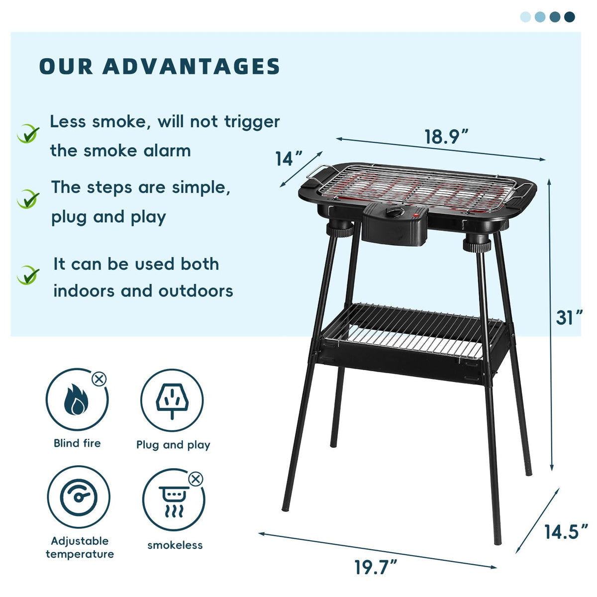 YANDEA YD301 no-tools assembly ready in under 10 minutes