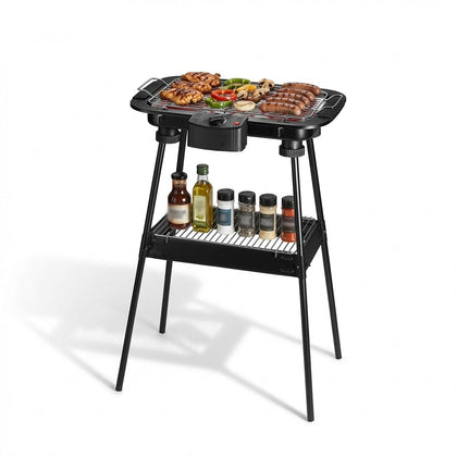 YANDEA YD301 smokeless grill on a sturdy stand for indoor and outdoor use