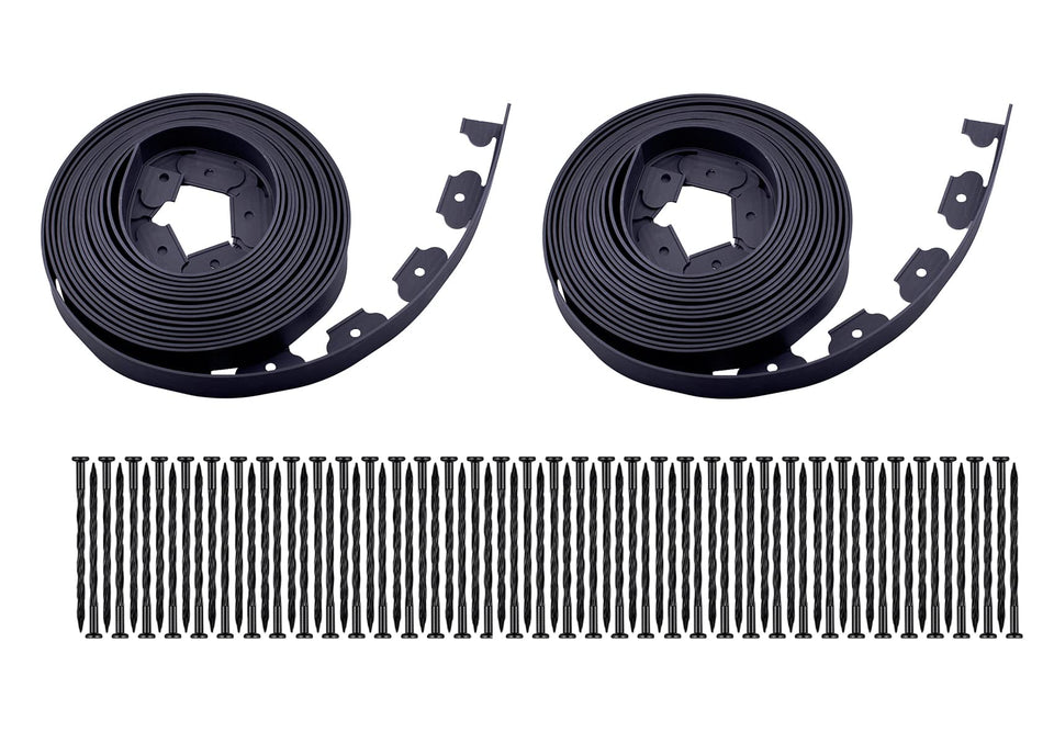 YANEYRIE garden edging 80ft kit for clean yard borders and easy installation.