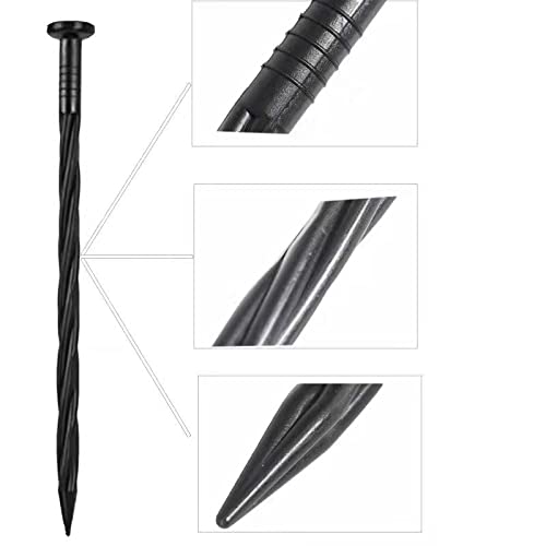 YANEYRIE hammer-in spikes ease driving into soil for precise landscape placement