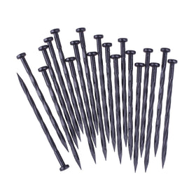 YANEYRIE spiral landscape spikes secure 8-inch anchors for pavers and weed barriers