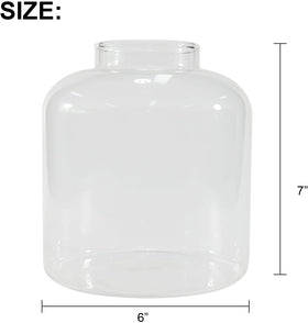 Yangbaga glass terrarium displays vibrant plants clearly, perfect for home accents.