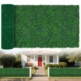 Yangrass artificial greenery wall roll provides instant privacy and lush visual appeal.