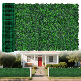 Yangrass artificial greenery wall roll closeup foliage for lifelike texture and privacy.
