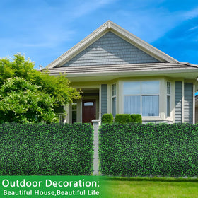 Yangrass Boxwood Roll Panel DIY-friendly size allows easy customization.