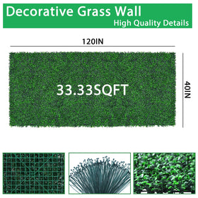 Yangrass faux greenery backdrop elevates indoor and outdoor spaces with a natural look.