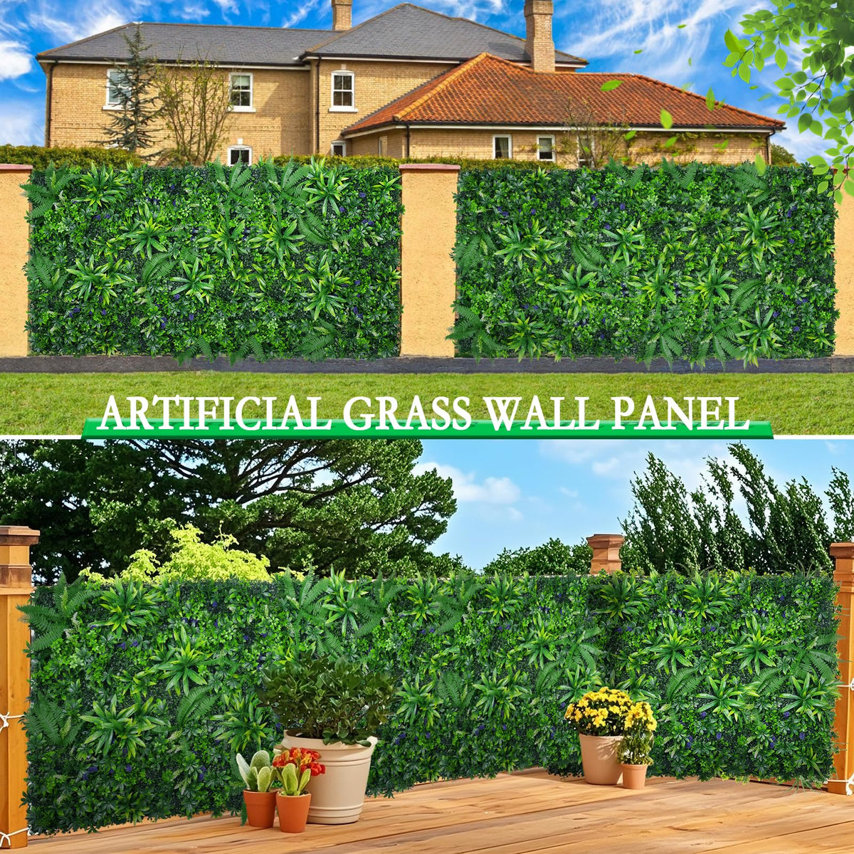 Yangrass outdoor indoor garden decor creates a lush backdrop for events