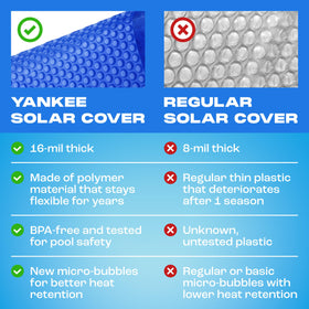 Yankee Pool Pillow Sapphire Series easy installation and weatherproof cover