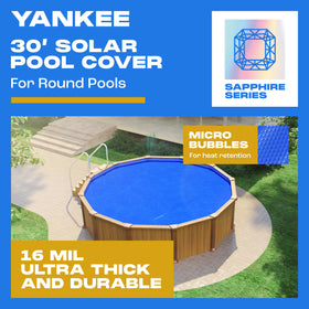 Yankee Pool Pillow Sapphire Series closeup of durable polymer signaling UV resistance