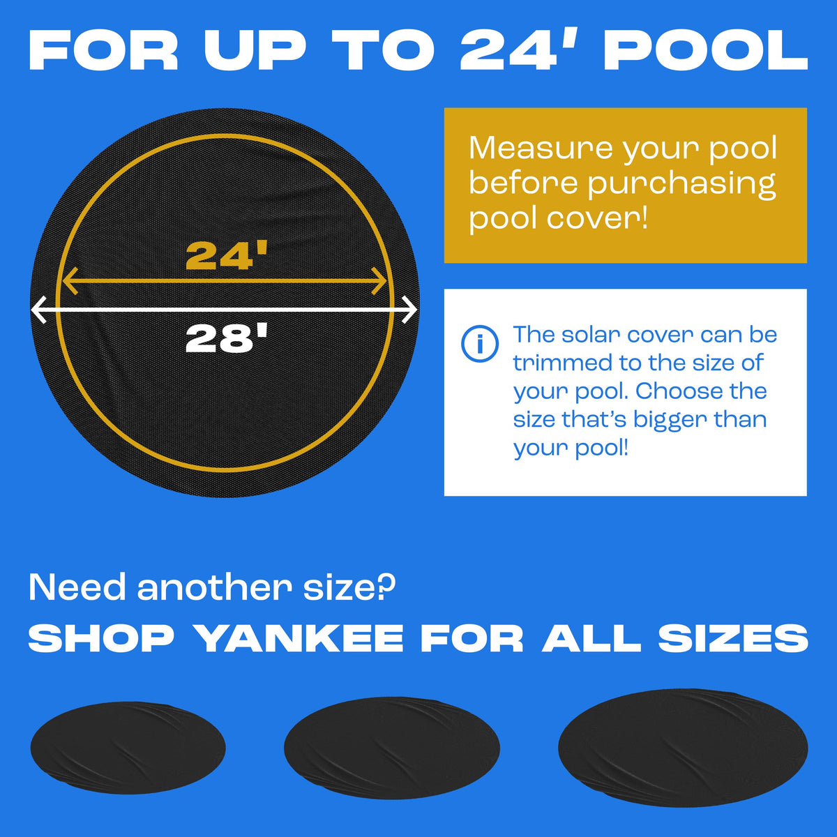 Durable edge and UV protection on Yankee solar cover withstands weather