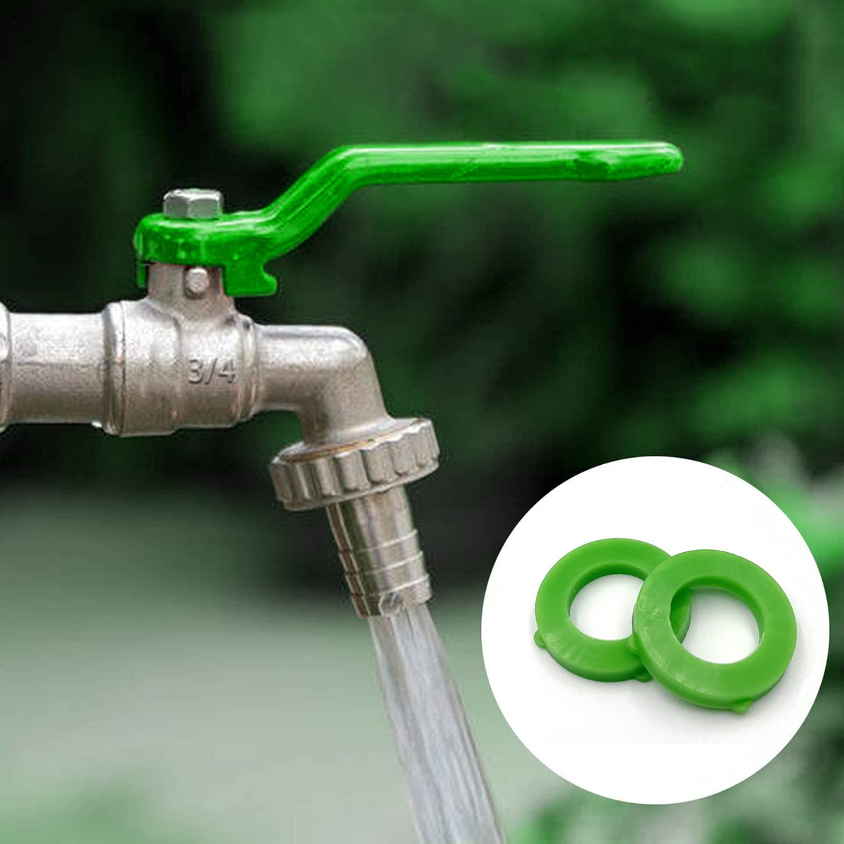 Yanwoo garden hose washer for faucet fittings helps prevent drips and leaks