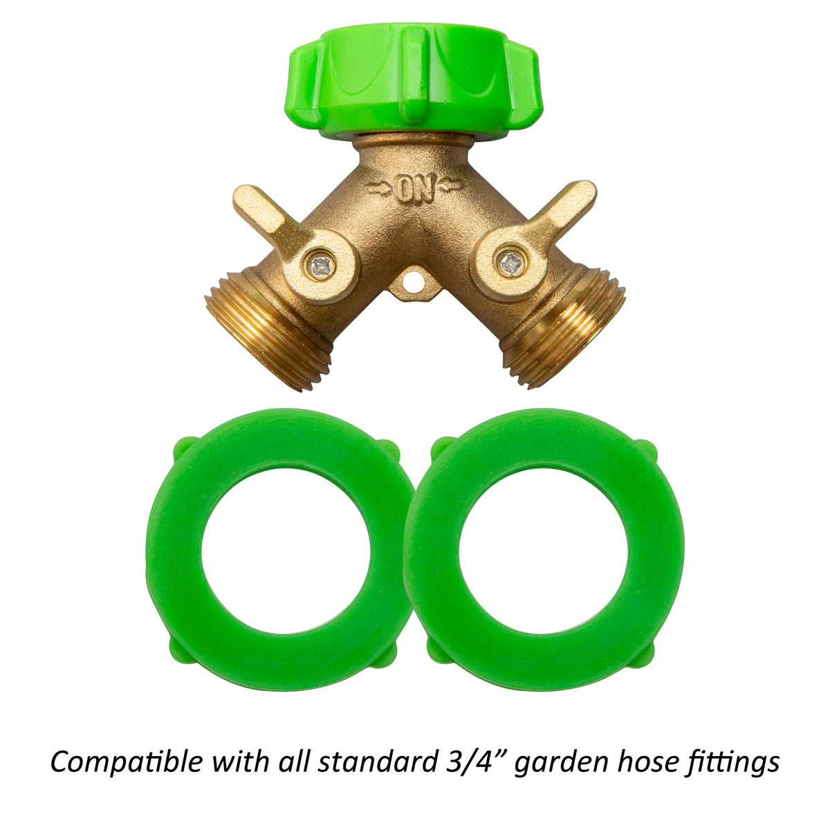 Yanwoo green silicone washer resists wear, supporting long-term hose connections