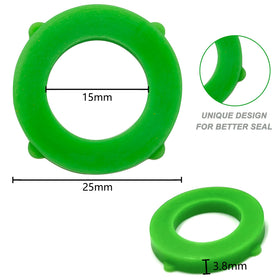 Yanwoo silicone washer 15mm inner diameter fits standard 3/4-inch fittings