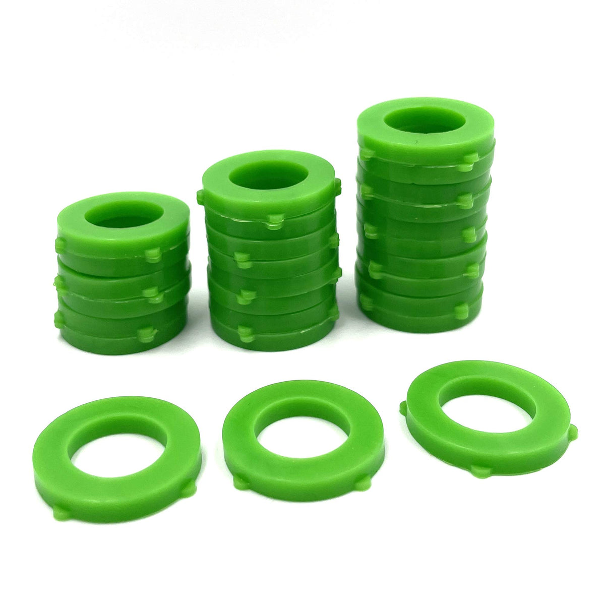 Yanwoo green washer 3.8mm thickness ensures durable leak prevention at hose joints
